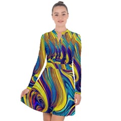 Rolling In The Deep Long Sleeve Panel Dress by GardenOfOphir