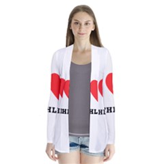 I Love Kathleen Drape Collar Cardigan by ilovewhateva