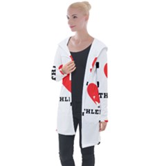 I Love Kathleen Longline Hooded Cardigan by ilovewhateva