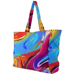 Abstract Fluid Art Simple Shoulder Bag by GardenOfOphir