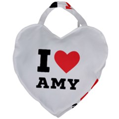 I Love Amy Giant Heart Shaped Tote by ilovewhateva