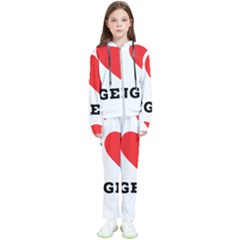 I Love Angela  Kids  Tracksuit by ilovewhateva