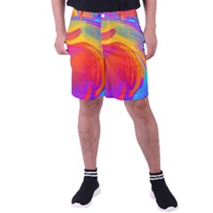 Liquid Art Pattern Men s Pocket Shorts by GardenOfOphir