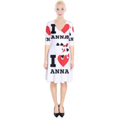 I Love Anna Wrap Up Cocktail Dress by ilovewhateva