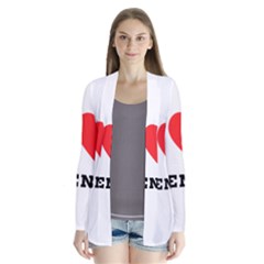 I Love Brenda Drape Collar Cardigan by ilovewhateva