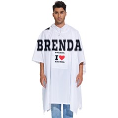 I Love Brenda Men s Hooded Rain Ponchos by ilovewhateva