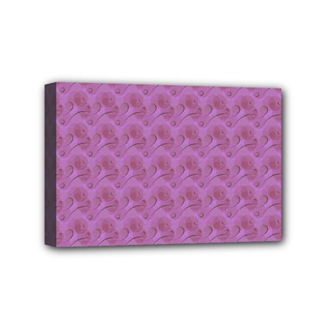 Violet Flowers Mini Canvas 6  X 4  (stretched) by Sparkle