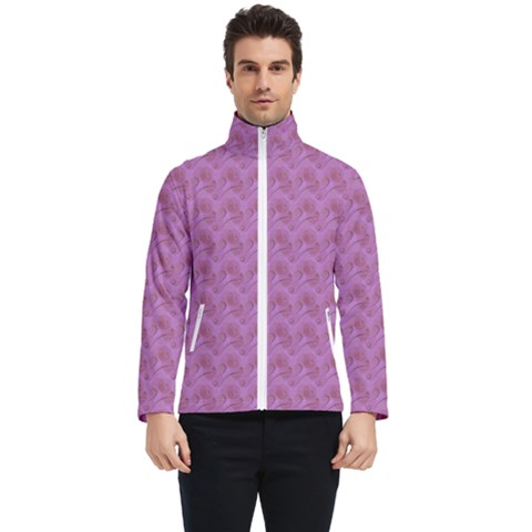 Violet Flowers Men s Bomber Jacket by Sparkle