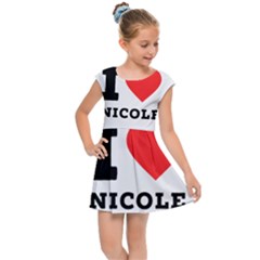 I Love Nicole Kids  Cap Sleeve Dress by ilovewhateva