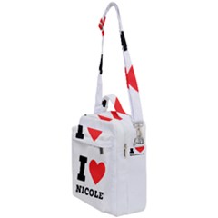 I Love Nicole Crossbody Day Bag by ilovewhateva