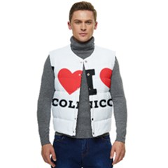 I Love Nicole Men s Short Button Up Puffer Vest	 by ilovewhateva