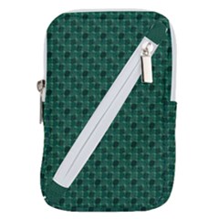 Green Pattern Belt Pouch Bag (large) by Sparkle