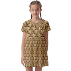 Flowers Kids  Asymmetric Collar Dress by Sparkle