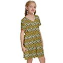 Pattern Kids  Short Sleeve Tiered Mini Dress View3