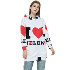 I Love Helen Women s Long Oversized Pullover Hoodie by ilovewhateva