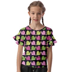 Slugs Ii Kids  Cut Out Flutter Sleeves by GardenOfOphir