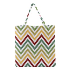 Cevron Grocery Tote Bag by GardenOfOphir