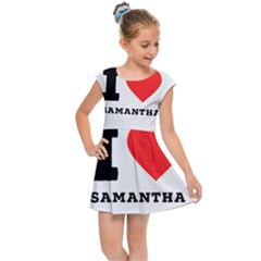 I Love Samantha Kids  Cap Sleeve Dress by ilovewhateva