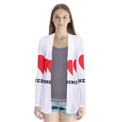 I Love Catherine Drape Collar Cardigan by ilovewhateva