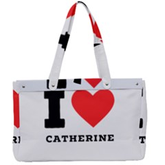 I Love Catherine Canvas Work Bag by ilovewhateva