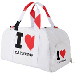 I Love Catherine Burner Gym Duffel Bag by ilovewhateva