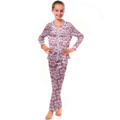 Pattern 107 Kid s Satin Long Sleeve Pajamas Set by GardenOfOphir