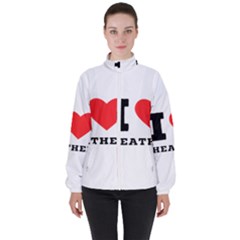 I Love Heather Women s High Neck Windbreaker by ilovewhateva