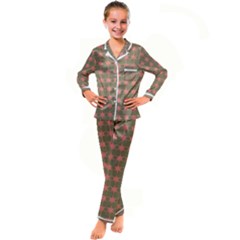 Pattern 146 Kid s Satin Long Sleeve Pajamas Set by GardenOfOphir