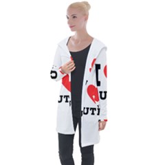 I Love Ruth Longline Hooded Cardigan by ilovewhateva