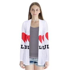 I Love Julie Drape Collar Cardigan by ilovewhateva