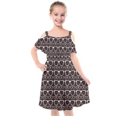 Pattern 201 Kids  Cut Out Shoulders Chiffon Dress by GardenOfOphir