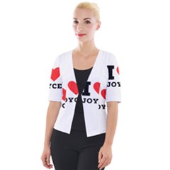 I Love Joyce Cropped Button Cardigan by ilovewhateva