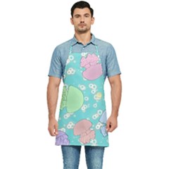 Jellyfish Animal Translucent Kitchen Apron by Semog4