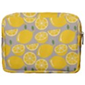 Lemon Background Lemon Wallpaper Make Up Pouch (Large) View2