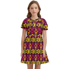 Pattern 218 Kids  Bow Tie Puff Sleeve Dress by GardenOfOphir