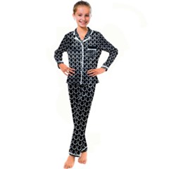 Pattern 222 Kid s Satin Long Sleeve Pajamas Set by GardenOfOphir