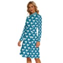 Pattern 277 Long Sleeve Shirt Collar A-Line Dress View2