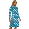 Pattern 277 Long Sleeve Shirt Collar A-Line Dress View3