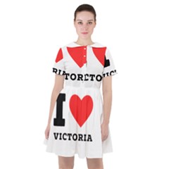 I Love Victoria Sailor Dress by ilovewhateva