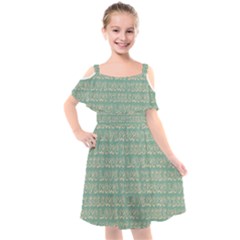 Pattern 318 Kids  Cut Out Shoulders Chiffon Dress by GardenOfOphir