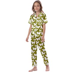 Pattern 325 Kids  Satin Short Sleeve Pajamas Set by GardenOfOphir