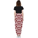 Red Pretzel Illustrations Pattern Women s Tapered Pants View2