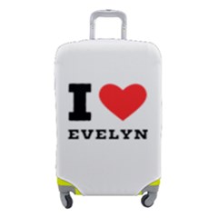 I Love Evelyn Luggage Cover (small) by ilovewhateva