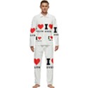 I love evelyn Men s Long Sleeve Velvet Pocket Pajamas Set View1