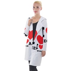 I Love Megan Hooded Pocket Cardigan by ilovewhateva