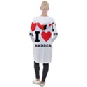 i love andrea Hooded Pocket Cardigan View2