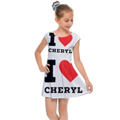 I Love Cheryl Kids  Cap Sleeve Dress by ilovewhateva