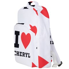 I Love Cheryl Double Compartment Backpack by ilovewhateva