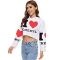 I love cheryl Women s Lightweight Cropped Hoodie View2