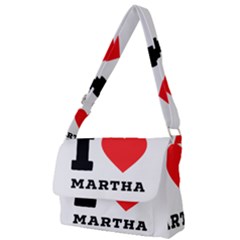 I Love Martha Full Print Messenger Bag (s) by ilovewhateva